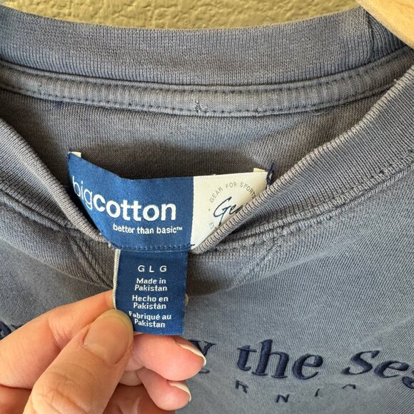 Carmel by the Sea, California Embroidered Crewneck Sweatshirt Size Large - Picture 2 of 4